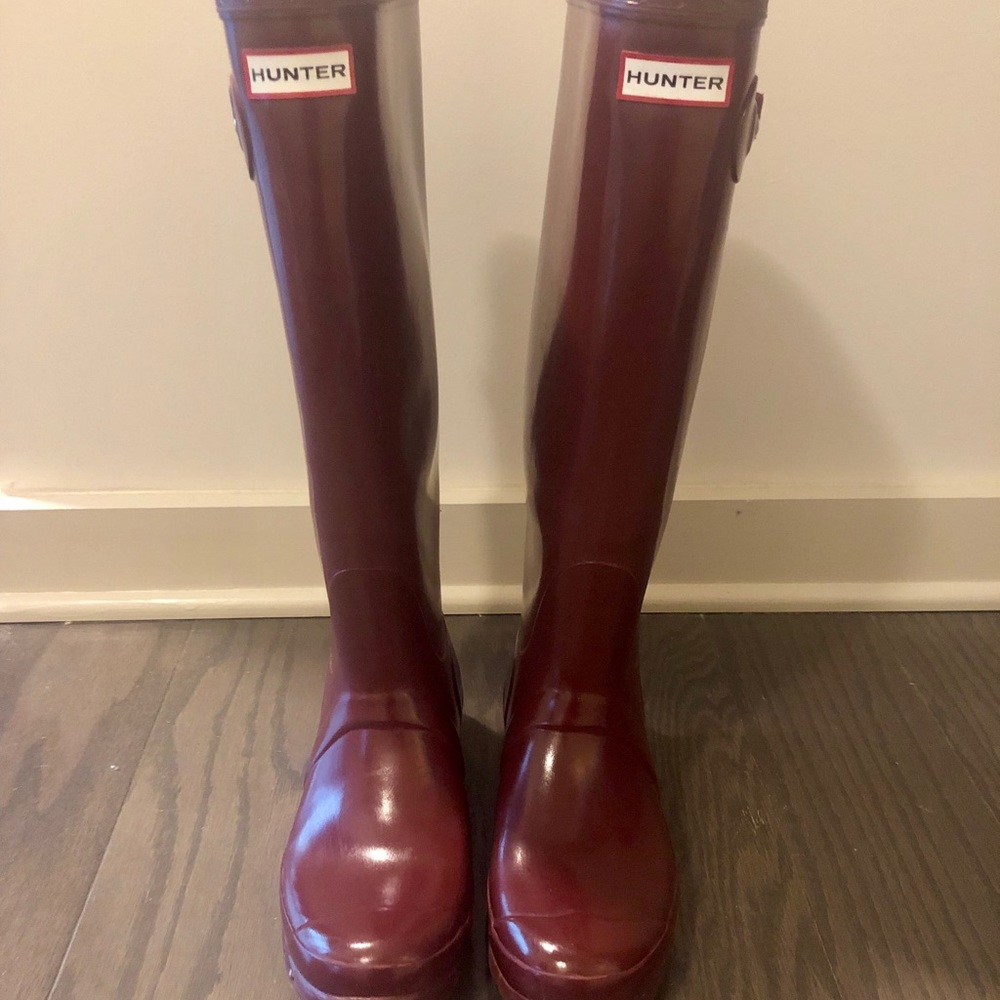 Hunter original tall rain boots